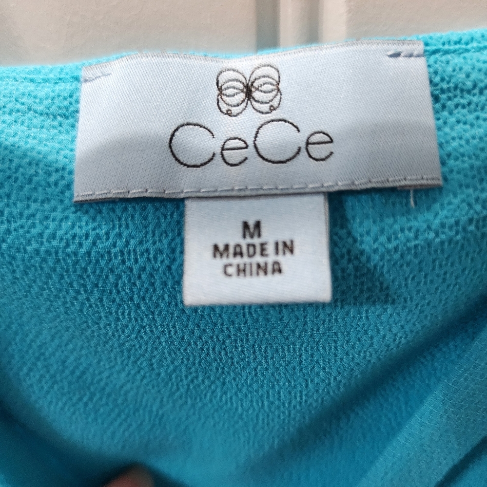 CeCe off the shoulder ruffle trim blouse - Picture 3 of 3